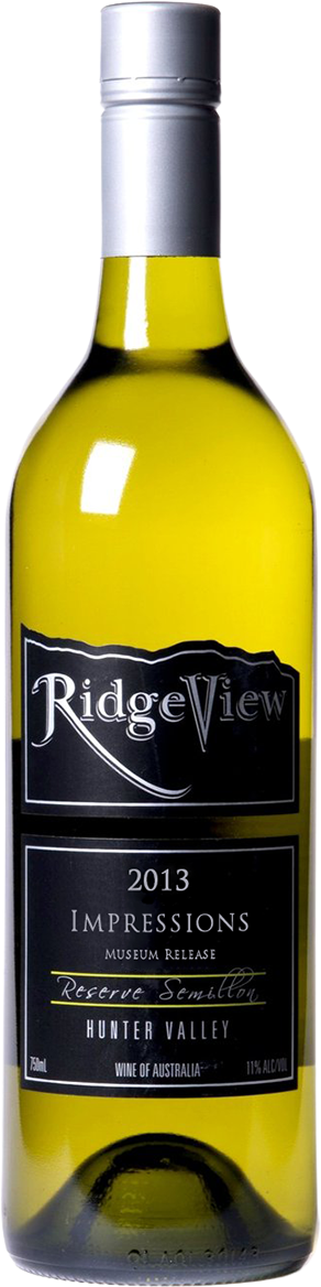 RidgeView Wines Museum Release Impressions Reserve Semillon 2013 Hunter Valley